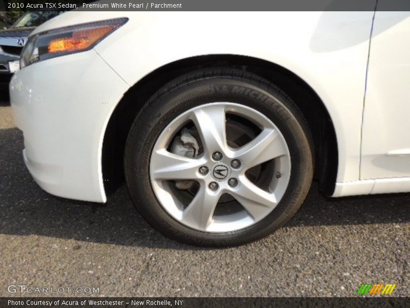 Premium White Pearl / Parchment 2010 Acura TSX Sedan