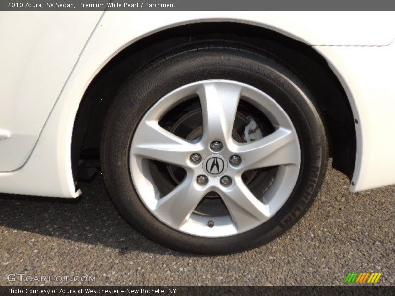 Premium White Pearl / Parchment 2010 Acura TSX Sedan