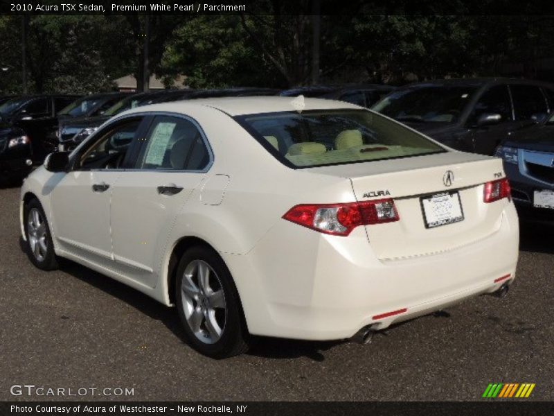 Premium White Pearl / Parchment 2010 Acura TSX Sedan