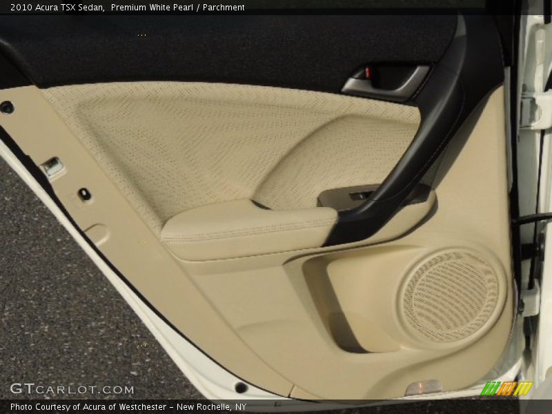 Premium White Pearl / Parchment 2010 Acura TSX Sedan