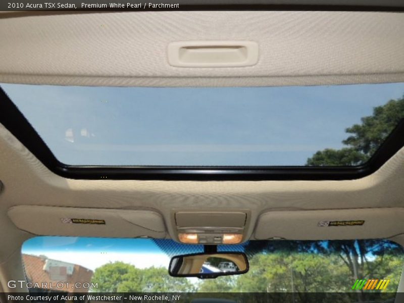 Premium White Pearl / Parchment 2010 Acura TSX Sedan