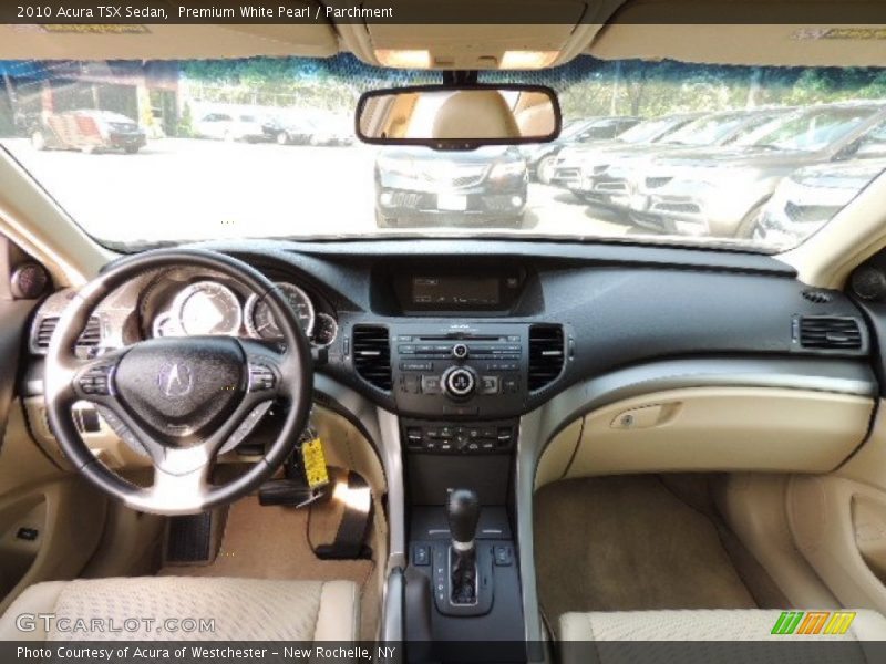 Premium White Pearl / Parchment 2010 Acura TSX Sedan