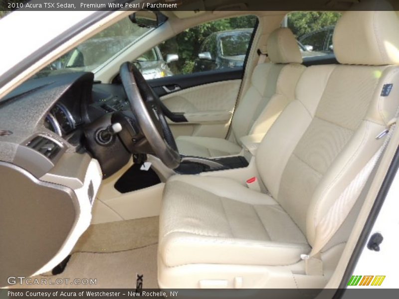 Premium White Pearl / Parchment 2010 Acura TSX Sedan