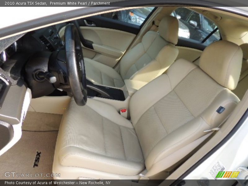 Premium White Pearl / Parchment 2010 Acura TSX Sedan