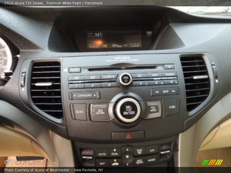 Premium White Pearl / Parchment 2010 Acura TSX Sedan
