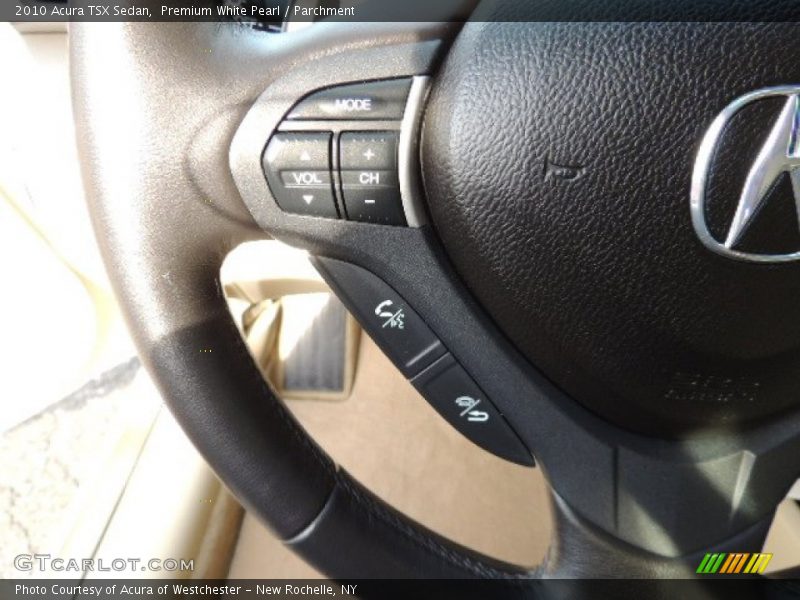 Premium White Pearl / Parchment 2010 Acura TSX Sedan
