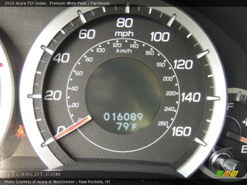 Premium White Pearl / Parchment 2010 Acura TSX Sedan