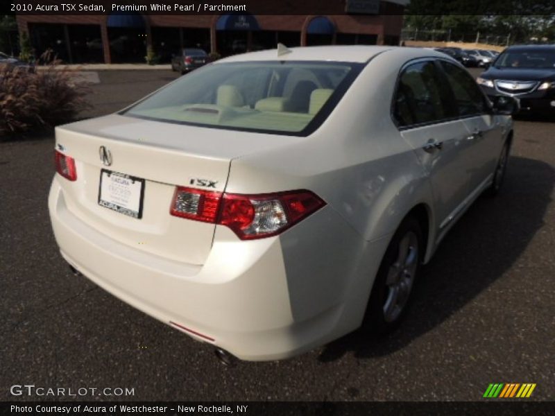 Premium White Pearl / Parchment 2010 Acura TSX Sedan