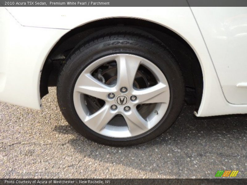 Premium White Pearl / Parchment 2010 Acura TSX Sedan