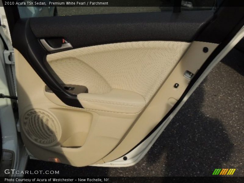 Premium White Pearl / Parchment 2010 Acura TSX Sedan