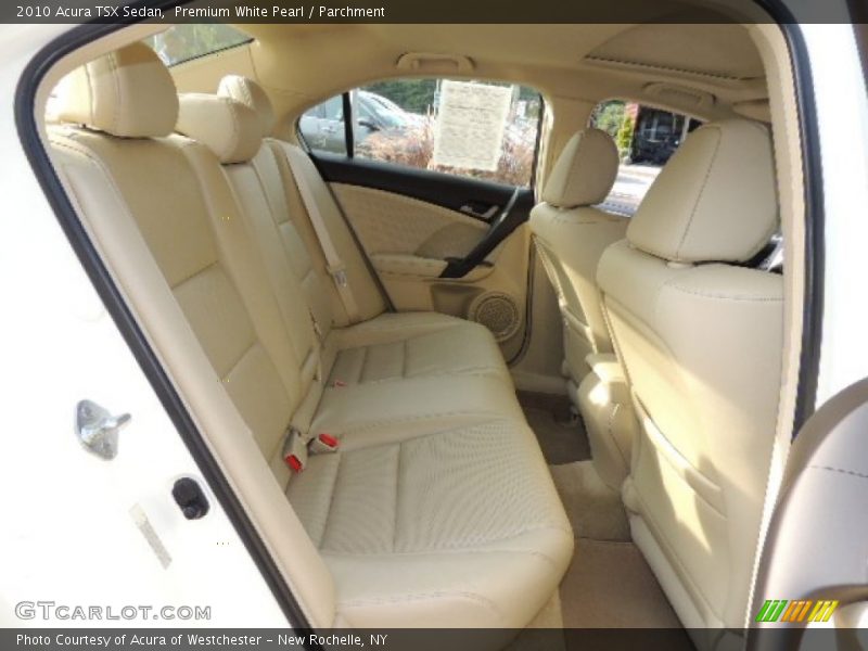 Premium White Pearl / Parchment 2010 Acura TSX Sedan