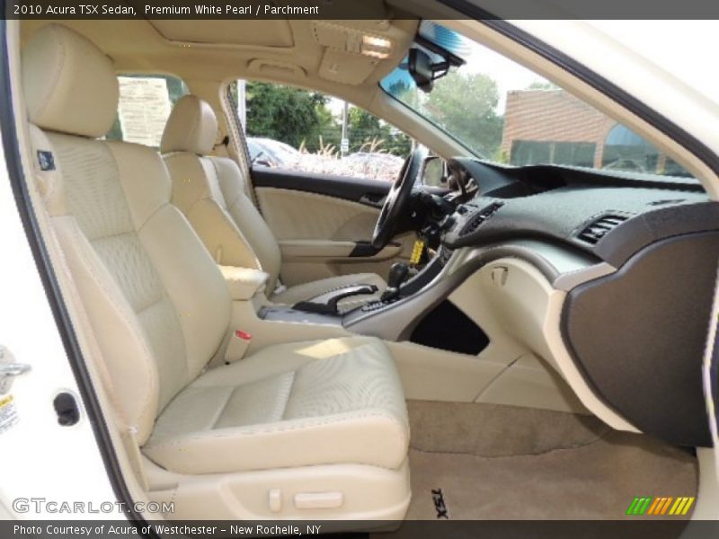Premium White Pearl / Parchment 2010 Acura TSX Sedan