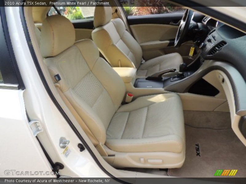 Premium White Pearl / Parchment 2010 Acura TSX Sedan