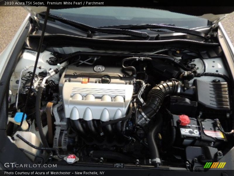 Premium White Pearl / Parchment 2010 Acura TSX Sedan