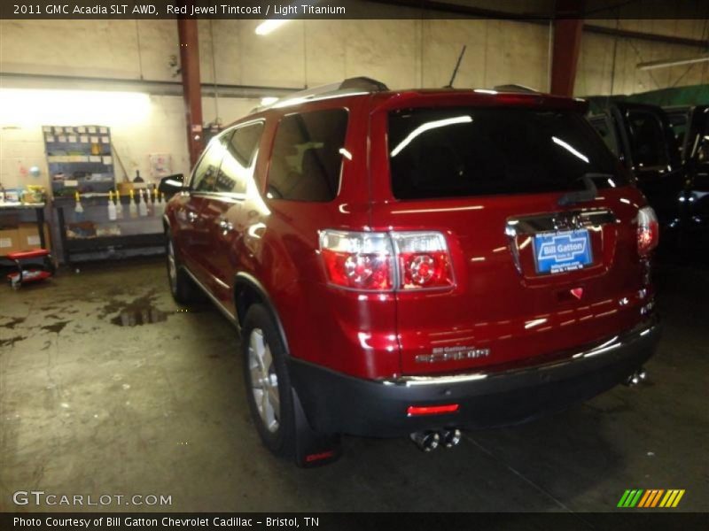 Red Jewel Tintcoat / Light Titanium 2011 GMC Acadia SLT AWD
