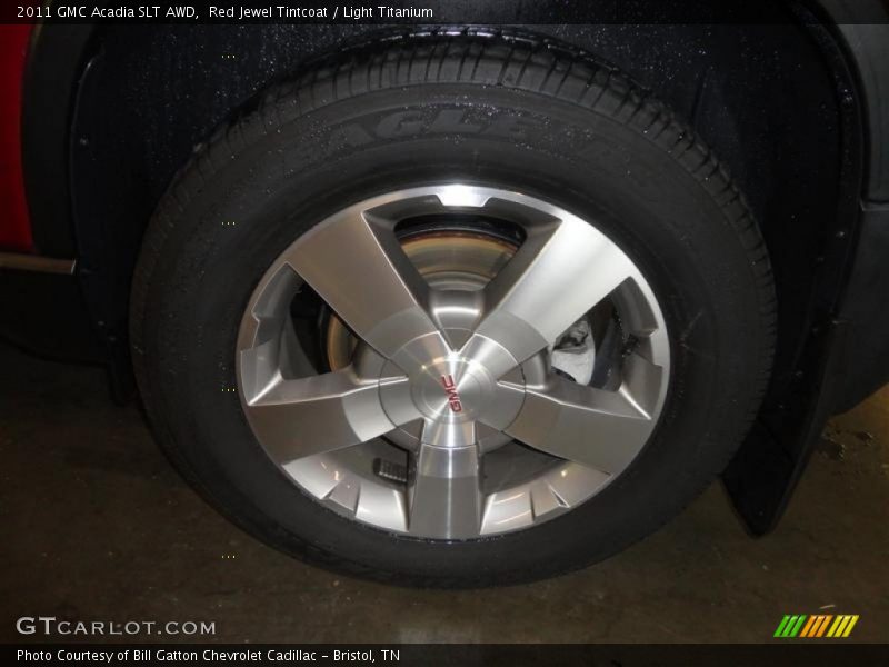 Red Jewel Tintcoat / Light Titanium 2011 GMC Acadia SLT AWD