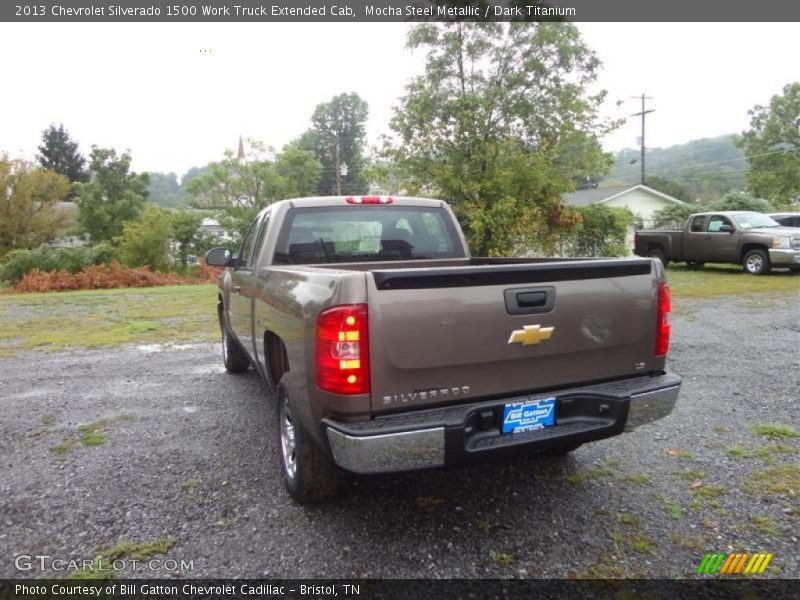 Mocha Steel Metallic / Dark Titanium 2013 Chevrolet Silverado 1500 Work Truck Extended Cab