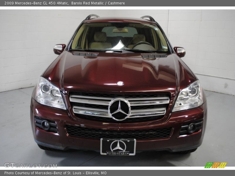 Barolo Red Metallic / Cashmere 2009 Mercedes-Benz GL 450 4Matic