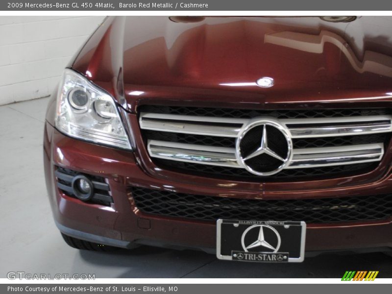 Barolo Red Metallic / Cashmere 2009 Mercedes-Benz GL 450 4Matic
