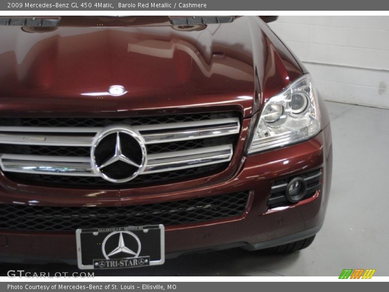 Barolo Red Metallic / Cashmere 2009 Mercedes-Benz GL 450 4Matic
