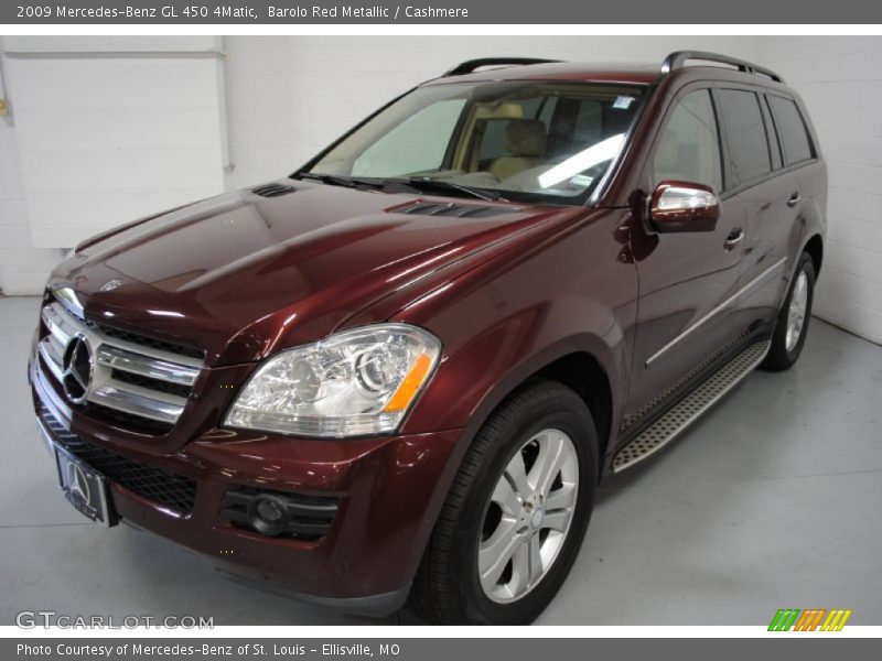 Barolo Red Metallic / Cashmere 2009 Mercedes-Benz GL 450 4Matic
