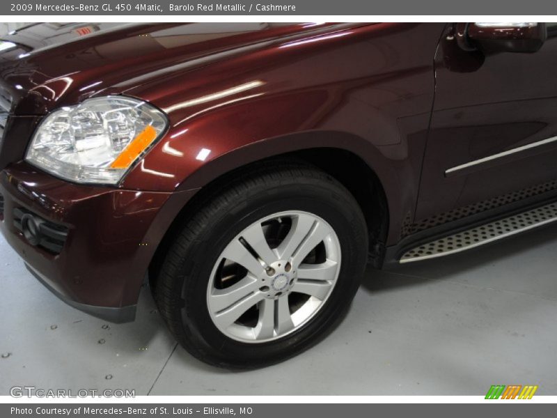 Barolo Red Metallic / Cashmere 2009 Mercedes-Benz GL 450 4Matic