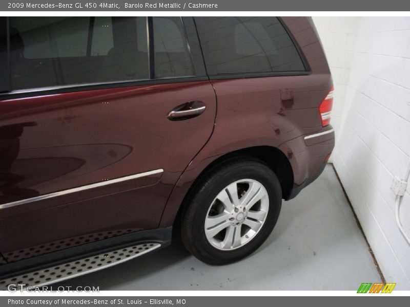 Barolo Red Metallic / Cashmere 2009 Mercedes-Benz GL 450 4Matic