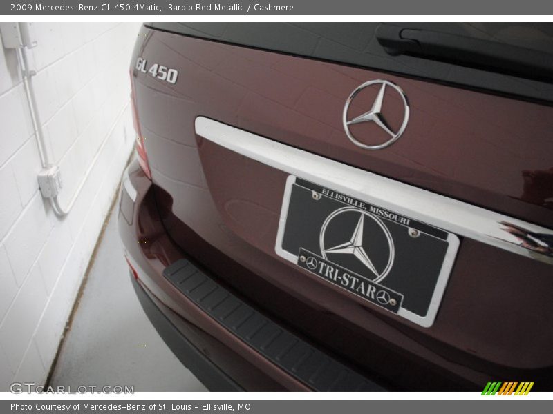 Barolo Red Metallic / Cashmere 2009 Mercedes-Benz GL 450 4Matic
