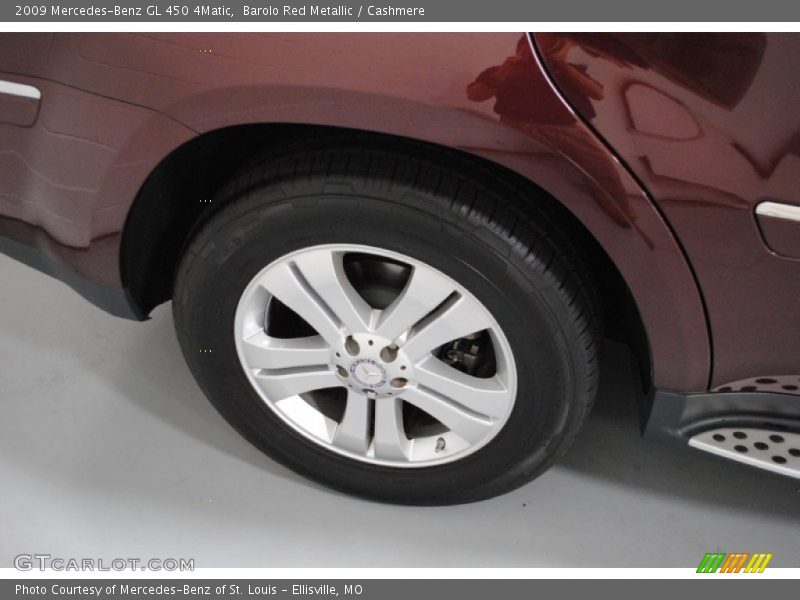 Barolo Red Metallic / Cashmere 2009 Mercedes-Benz GL 450 4Matic