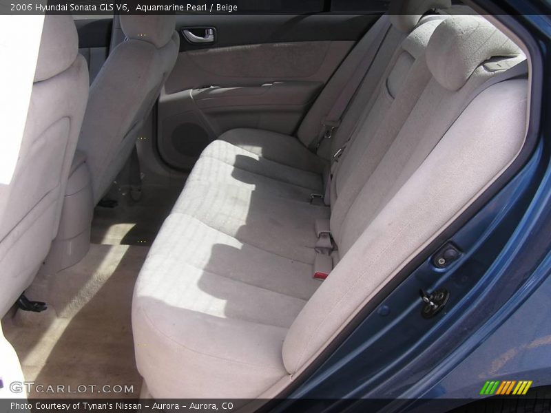 Aquamarine Pearl / Beige 2006 Hyundai Sonata GLS V6