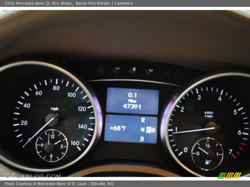 Barolo Red Metallic / Cashmere 2009 Mercedes-Benz GL 450 4Matic