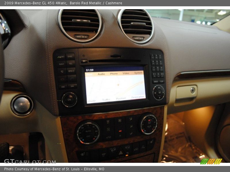Barolo Red Metallic / Cashmere 2009 Mercedes-Benz GL 450 4Matic