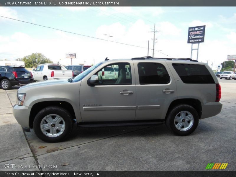 Gold Mist Metallic / Light Cashmere 2009 Chevrolet Tahoe LT XFE