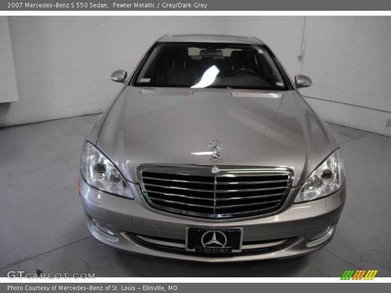 Pewter Metallic / Grey/Dark Grey 2007 Mercedes-Benz S 550 Sedan
