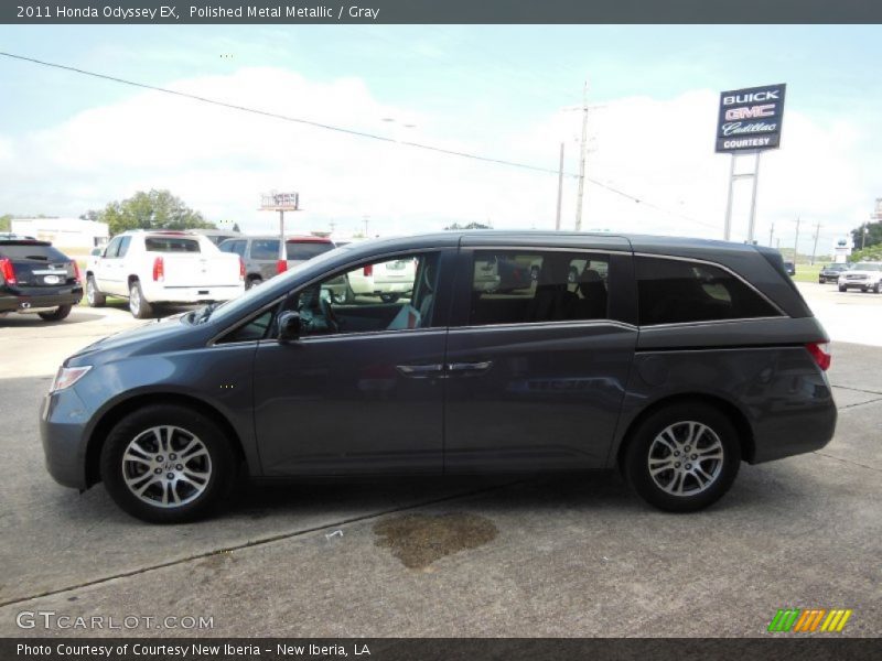 Polished Metal Metallic / Gray 2011 Honda Odyssey EX