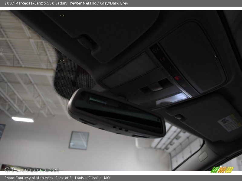 Pewter Metallic / Grey/Dark Grey 2007 Mercedes-Benz S 550 Sedan