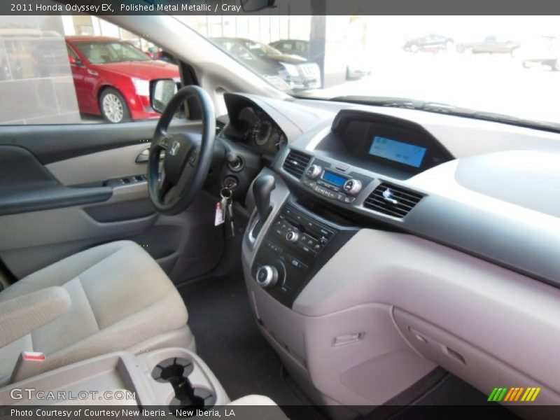 Polished Metal Metallic / Gray 2011 Honda Odyssey EX