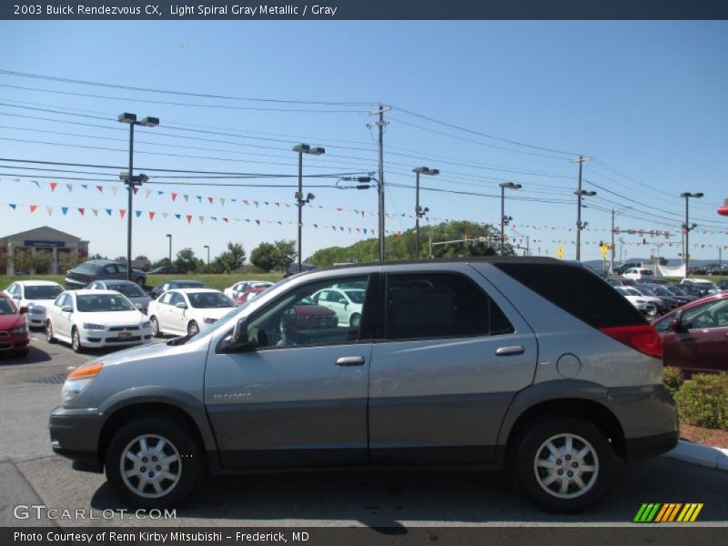 Light Spiral Gray Metallic / Gray 2003 Buick Rendezvous CX