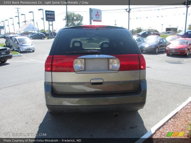 Light Spiral Gray Metallic / Gray 2003 Buick Rendezvous CX