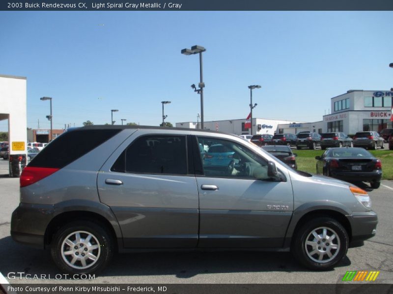 Light Spiral Gray Metallic / Gray 2003 Buick Rendezvous CX