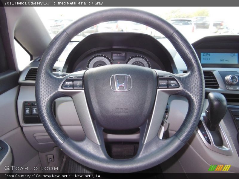Polished Metal Metallic / Gray 2011 Honda Odyssey EX