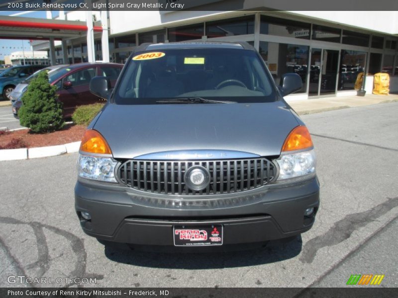 Light Spiral Gray Metallic / Gray 2003 Buick Rendezvous CX