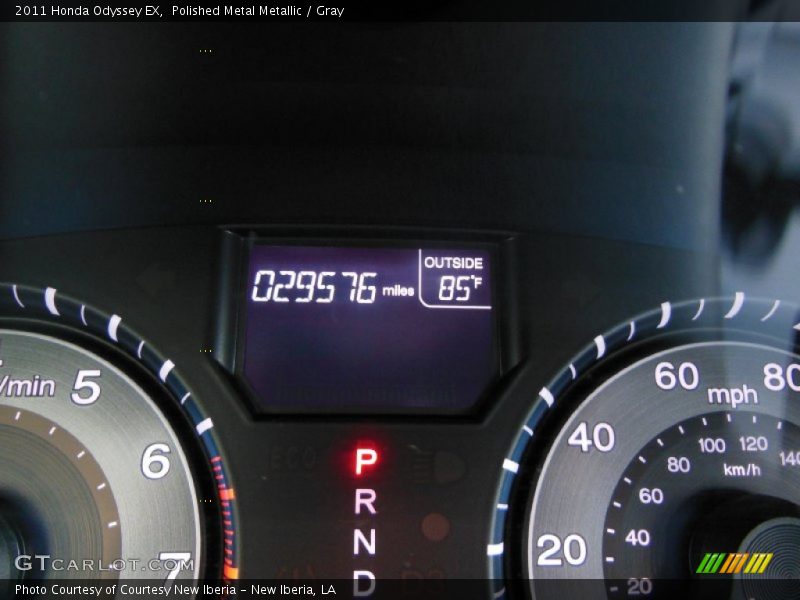 Polished Metal Metallic / Gray 2011 Honda Odyssey EX