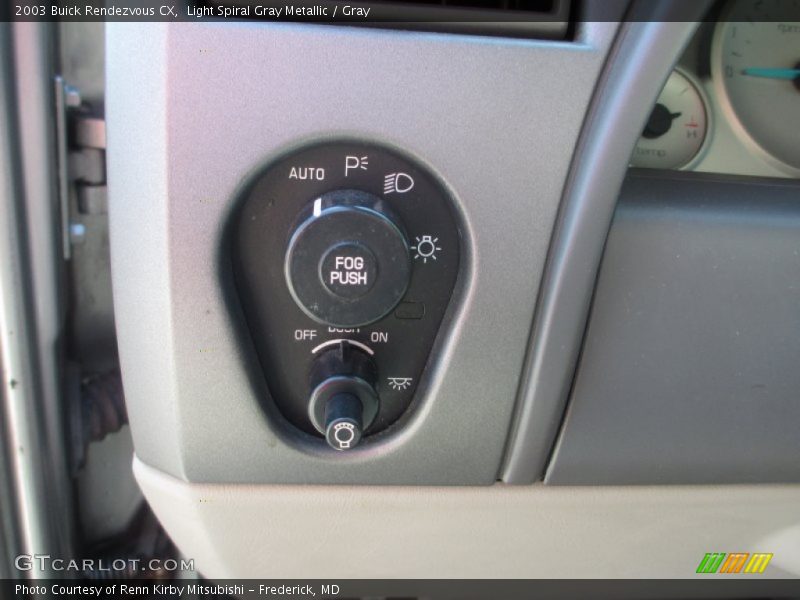 Light Spiral Gray Metallic / Gray 2003 Buick Rendezvous CX