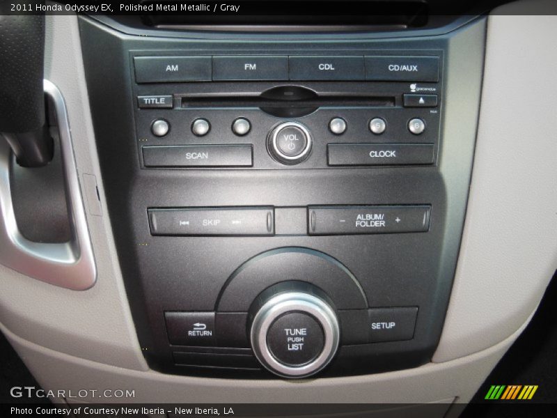Polished Metal Metallic / Gray 2011 Honda Odyssey EX