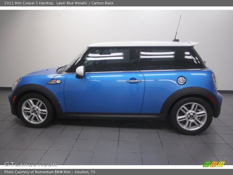 Laser Blue Metallic / Carbon Black 2011 Mini Cooper S Hardtop