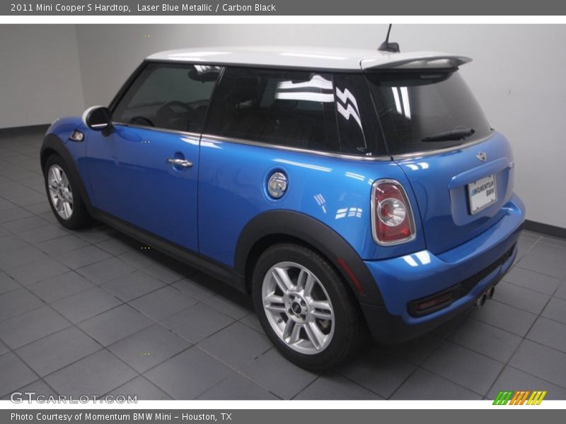 Laser Blue Metallic / Carbon Black 2011 Mini Cooper S Hardtop