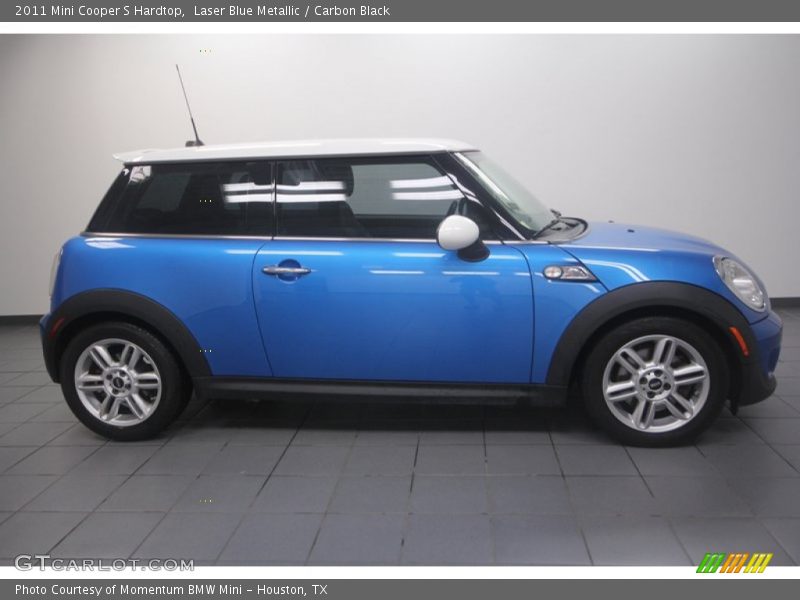 Laser Blue Metallic / Carbon Black 2011 Mini Cooper S Hardtop