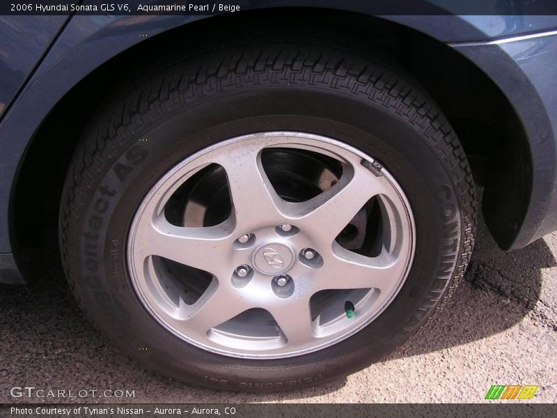 Aquamarine Pearl / Beige 2006 Hyundai Sonata GLS V6