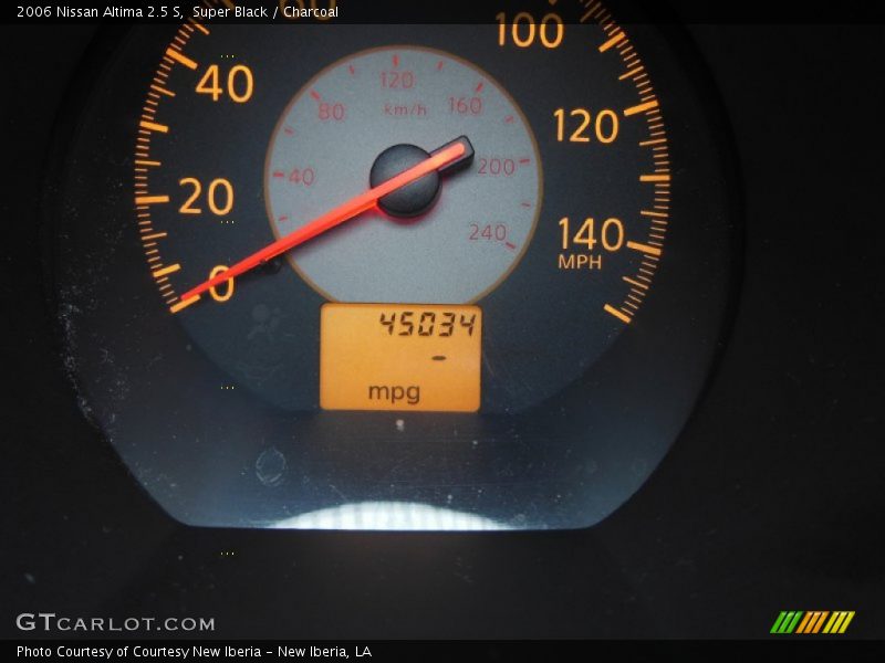Super Black / Charcoal 2006 Nissan Altima 2.5 S